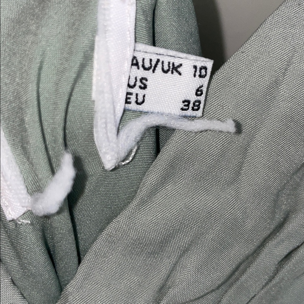 Princess Polly Sage Green Mini Slip Dress - Picture 3 of 6